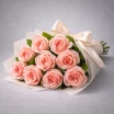 Высокие розовые розы (70 см)